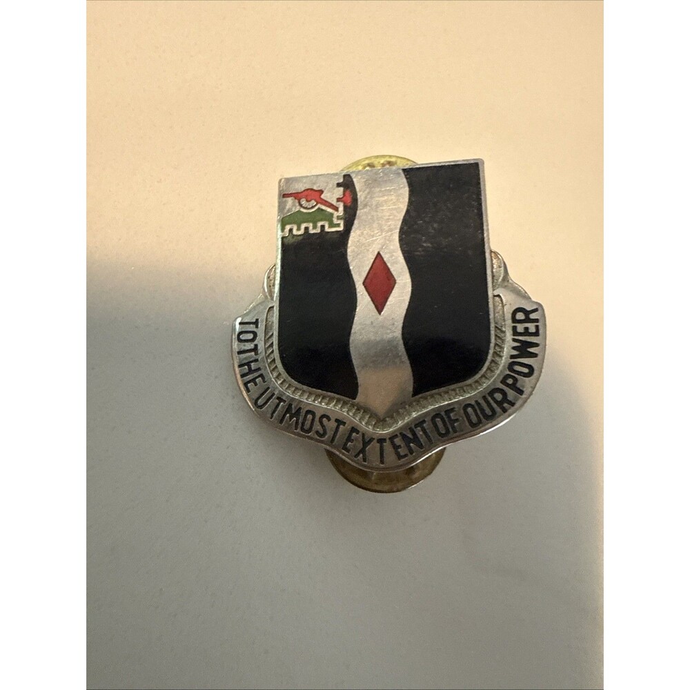 US Military 60th Infantry Regiment Pin  “To The Utmost Extent Of Our Power”